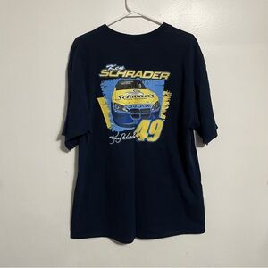 Vintage NASCAR Ken Schrader #49 Schwans Dodge T-Shirt Size XL